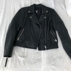 Faux Leather Jacket